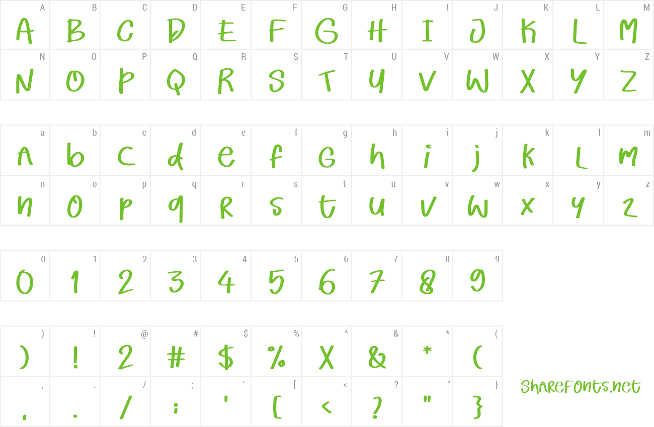 Font Orange Blast preview